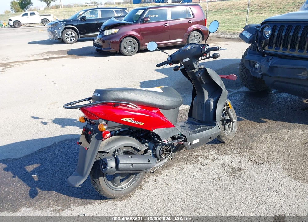 2009 KYMCO USA INC AGILITY 125 VIN: LC2U6G1079C002070