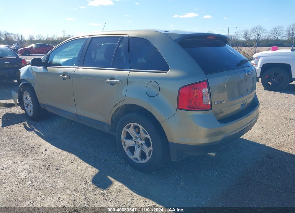 2012 FORD EDGE SEL VIN: 2FMDK4JC9CBA93840