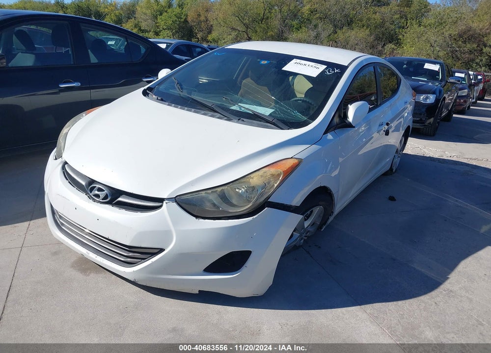 2012 HYUNDAI ELANTRA GLS VIN: 5NPDH4AE9CH089649