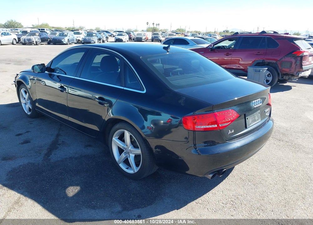 2011 AUDI A4 2.0T PREMIUM VIN: WAUFFAFLXBN007332