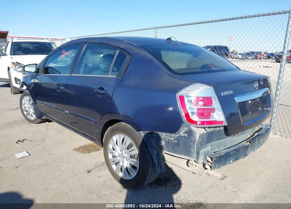 2010 NISSAN SENTRA 2.0S VIN: 3N1AB6AP0AL609450