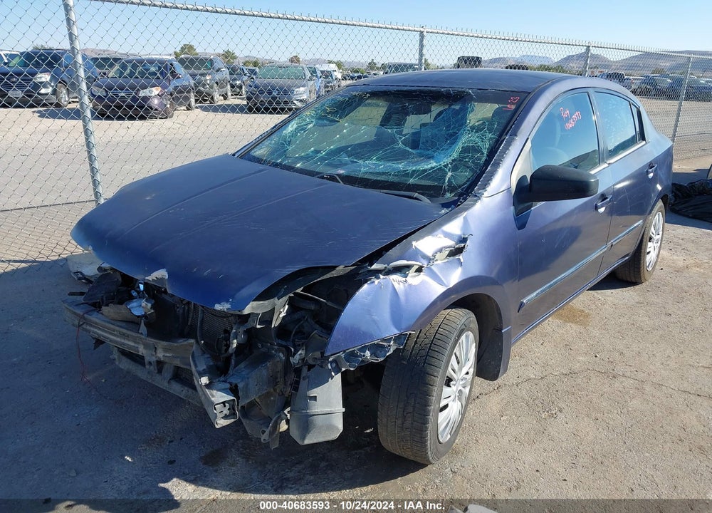 2010 NISSAN SENTRA 2.0S VIN: 3N1AB6AP0AL609450