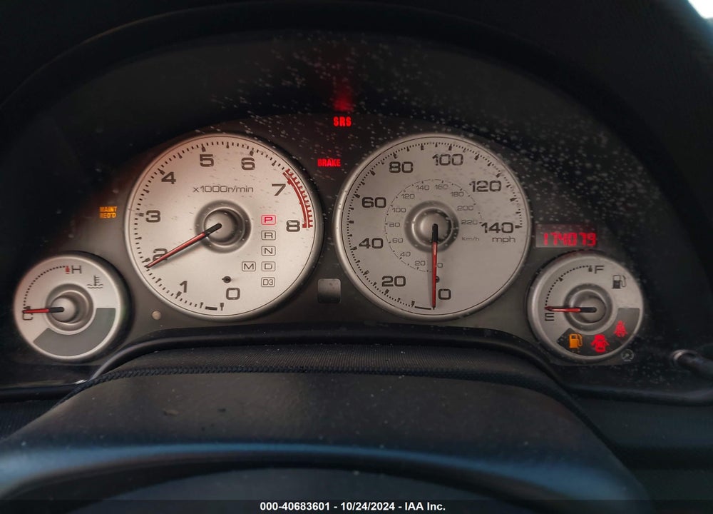 2002 ACURA RSX VIN: JH4DC54802C009075