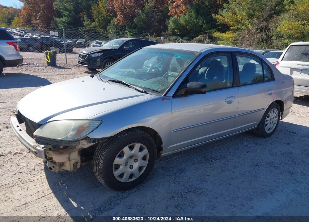2005 HONDA CIVIC LX VIN: 2HGES16665H605484