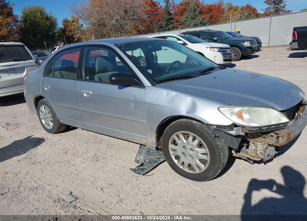 2005 HONDA CIVIC LX VIN: 2HGES16665H605484