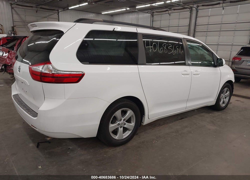 2016 TOYOTA SIENNA LE 8 PASSENGER VIN: 5TDKK3DC1GS708323
