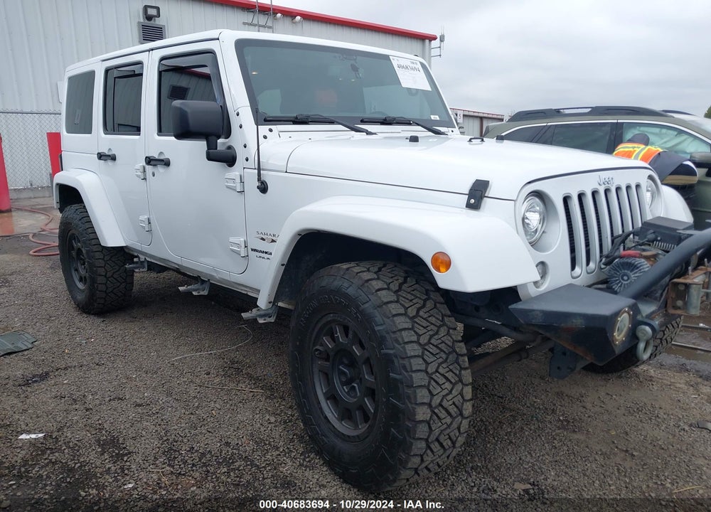 2018 JEEP WRANGLER JK UNLIMITED SAHARA 4X4 VIN: 1C4BJWEG3JL800371