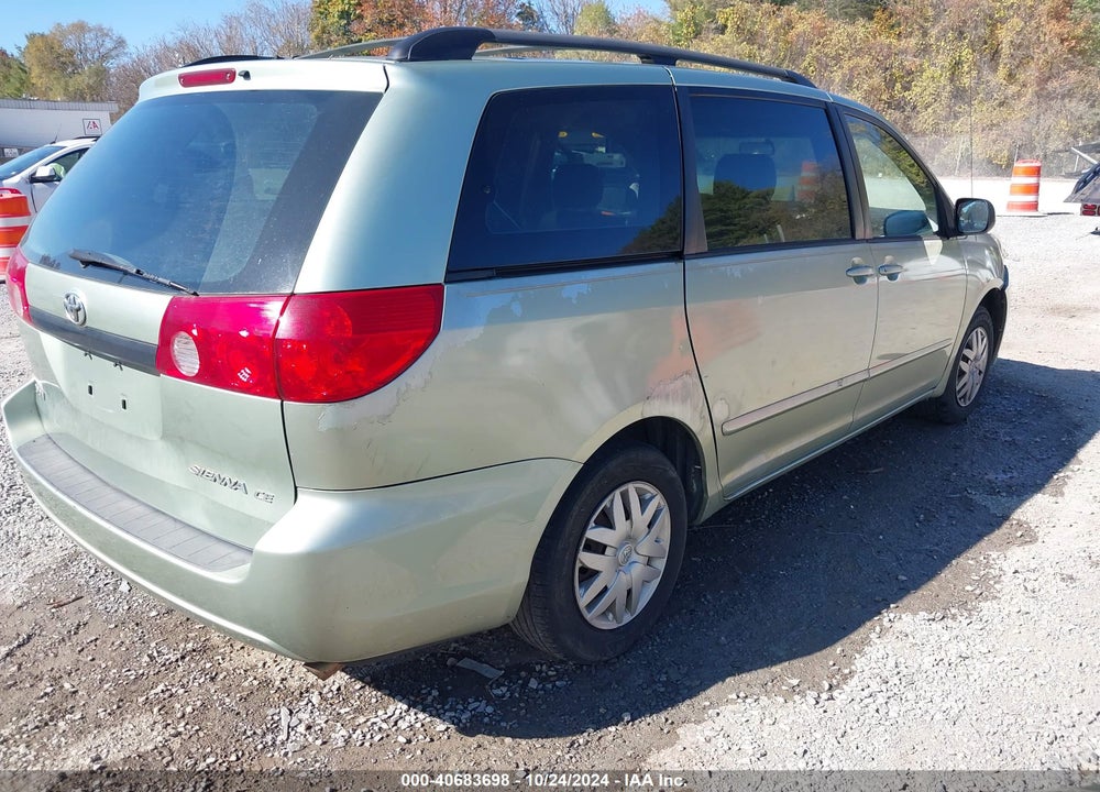 2008 TOYOTA SIENNA CE VIN: 5TDZK23C38S126381