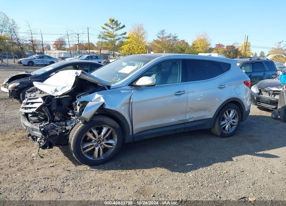 2013 HYUNDAI SANTA FE SPORT VIN: 5XYZUDLBXDG076910