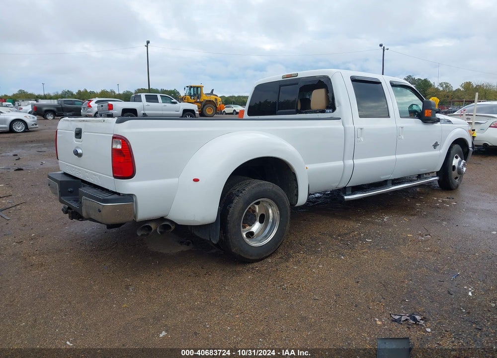 2013 FORD F-350 LARIAT VIN: 1FT8W3CT4DEA56833