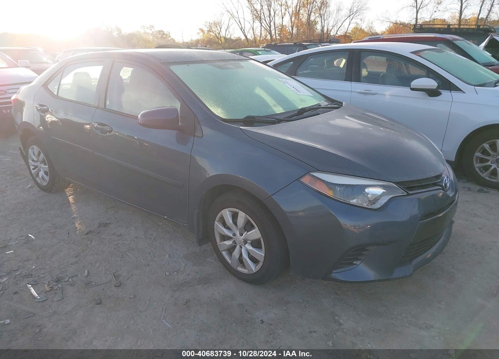 2015 TOYOTA COROLLA LE VIN: 2T1BURHE4FC241740