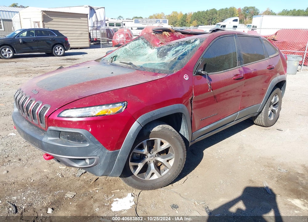 2015 JEEP CHEROKEE TRAILHAWK VIN: 1C4PJMBS0FW635288