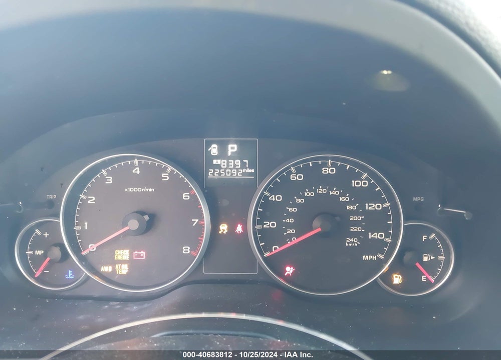 2013 SUBARU OUTBACK 2.5I PREMIUM VIN: 4S4BRBCCXD3274595