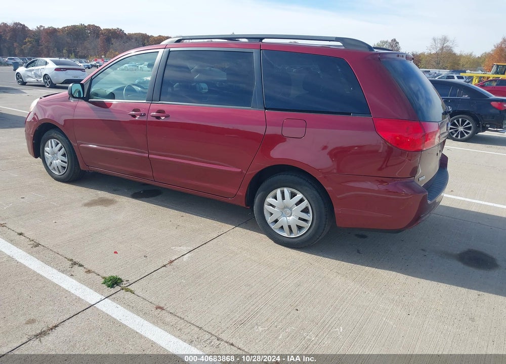 2010 TOYOTA SIENNA LE VIN: 5TDKK4CCXAS342554