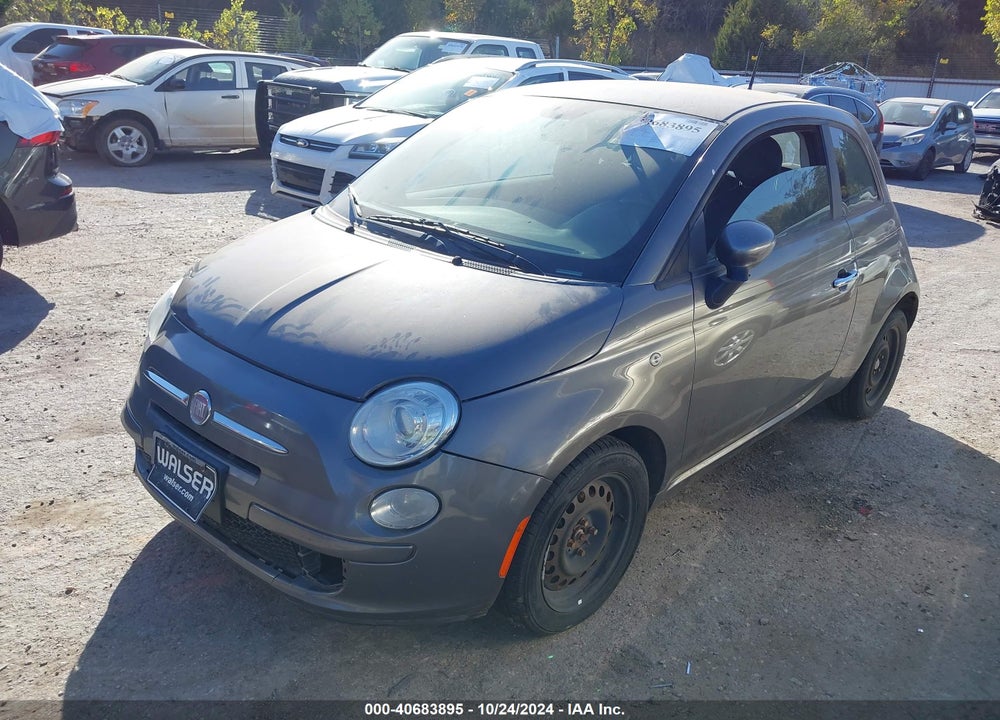 2012 FIAT 500 POP VIN: 3C3CFFAR5CT362249