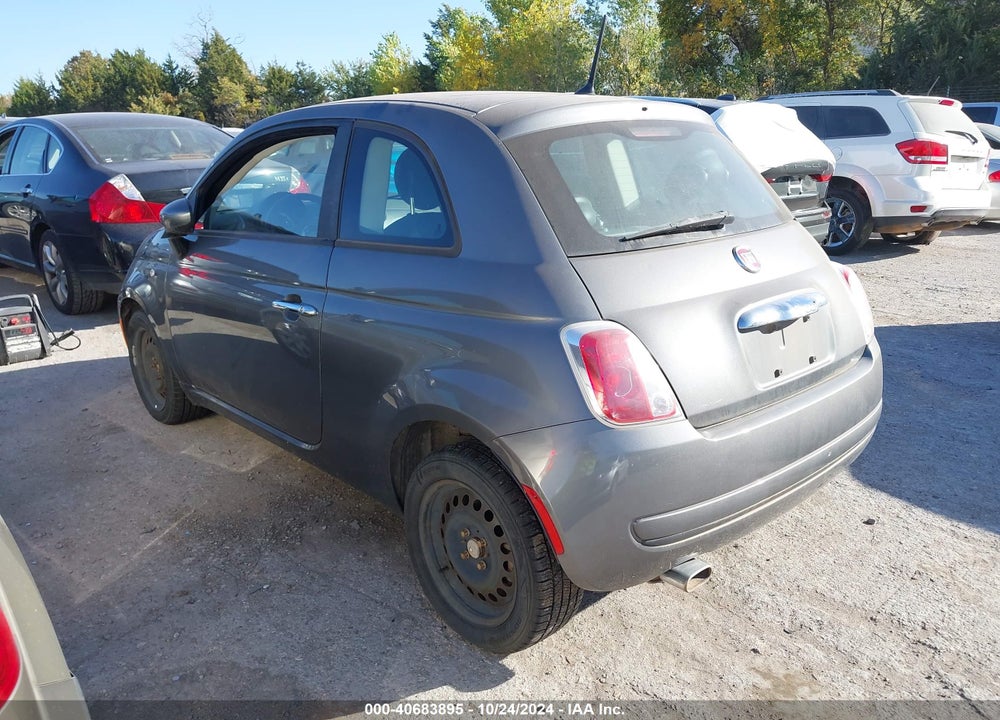 2012 FIAT 500 POP VIN: 3C3CFFAR5CT362249