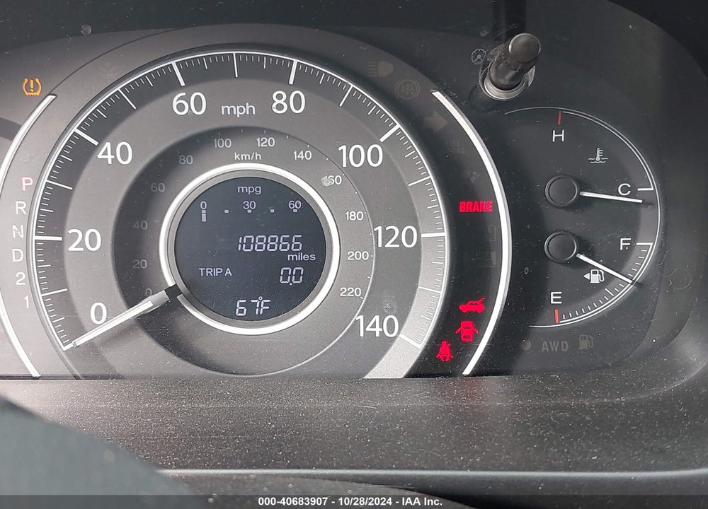 2013 HONDA CR-V EX-L VIN: 2HKRM4H77DH642759