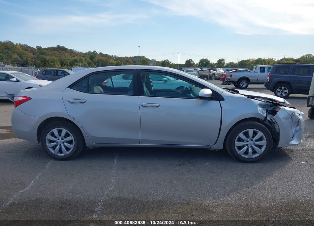 2016 TOYOTA COROLLA LE VIN: 2T1BURHE5GC555804