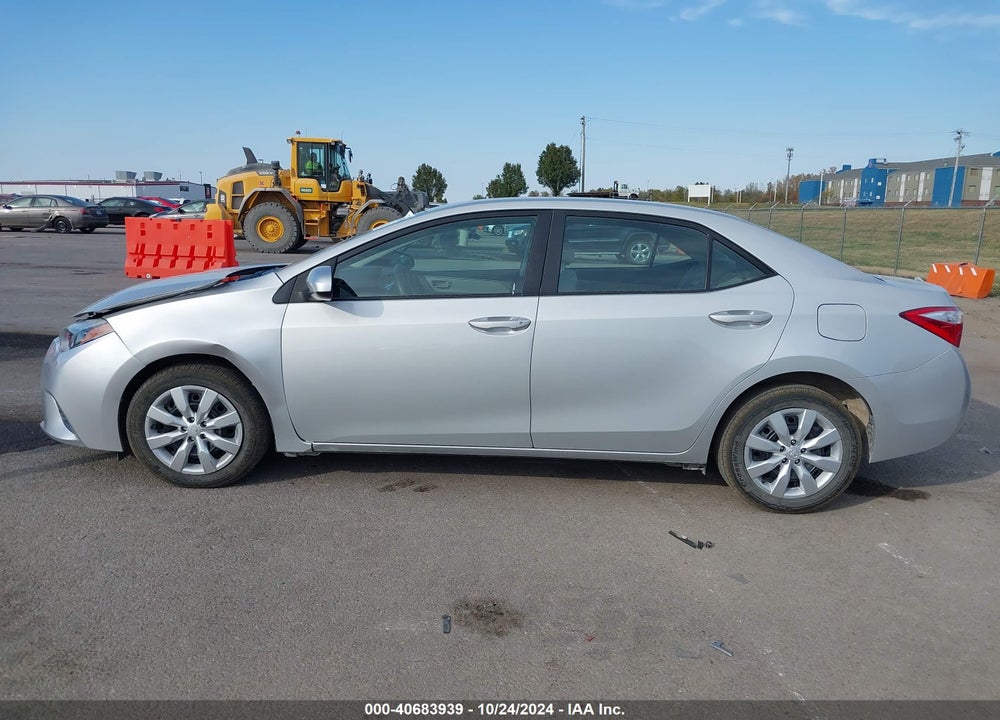 2016 TOYOTA COROLLA LE VIN: 2T1BURHE5GC555804