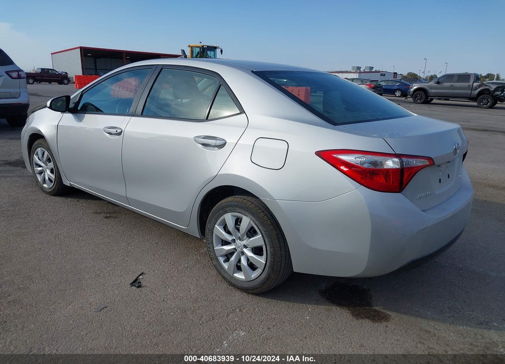 2016 TOYOTA COROLLA LE VIN: 2T1BURHE5GC555804