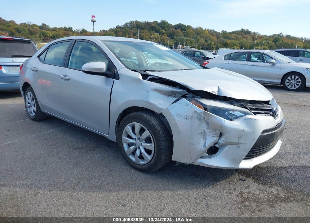 2016 TOYOTA COROLLA LE VIN: 2T1BURHE5GC555804