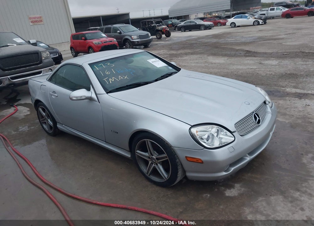 2001 MERCEDES-BENZ SLK 230 KOMPRESSOR VIN: WDBKK49F01F173161