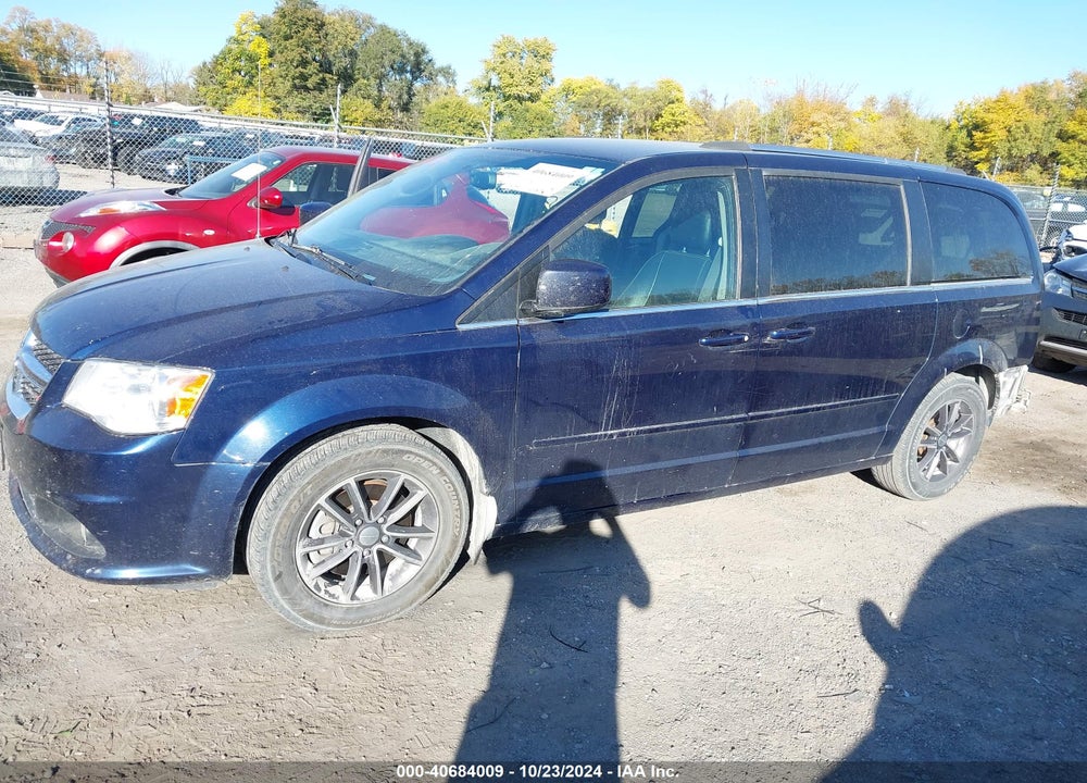 2017 DODGE GRAND CARAVAN SXT VIN: 2C4RDGCG8HR749966