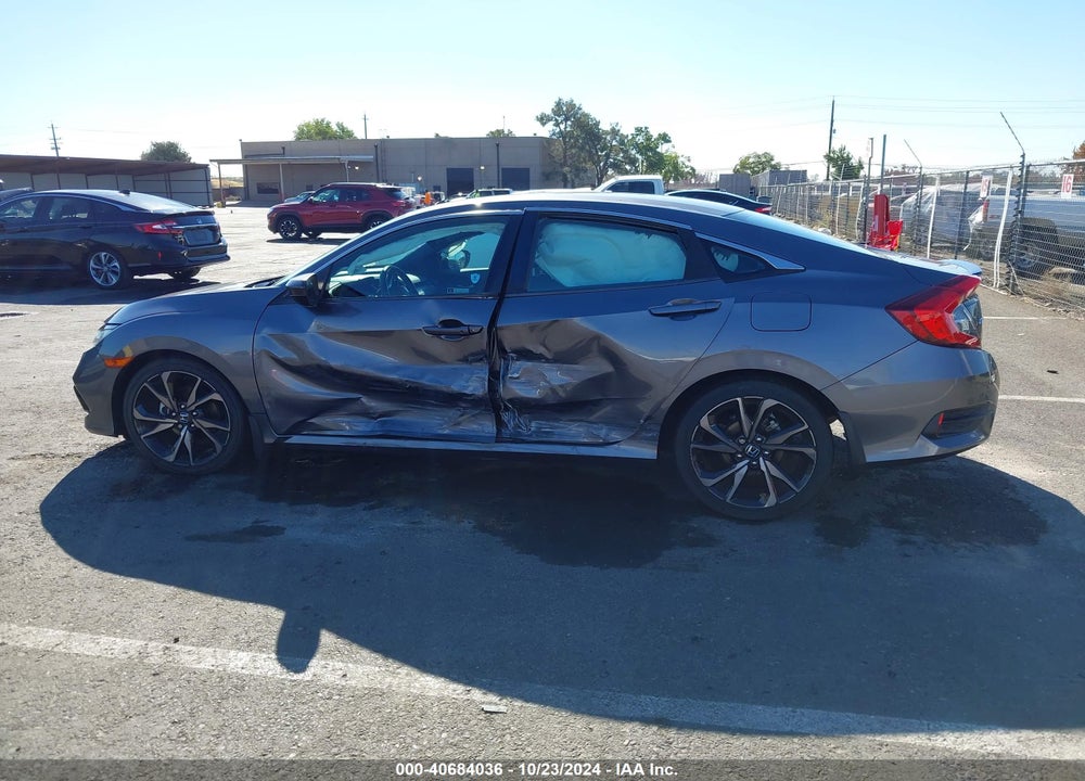 2019 HONDA CIVIC SPORT VIN: 19XFC2F81KE207243