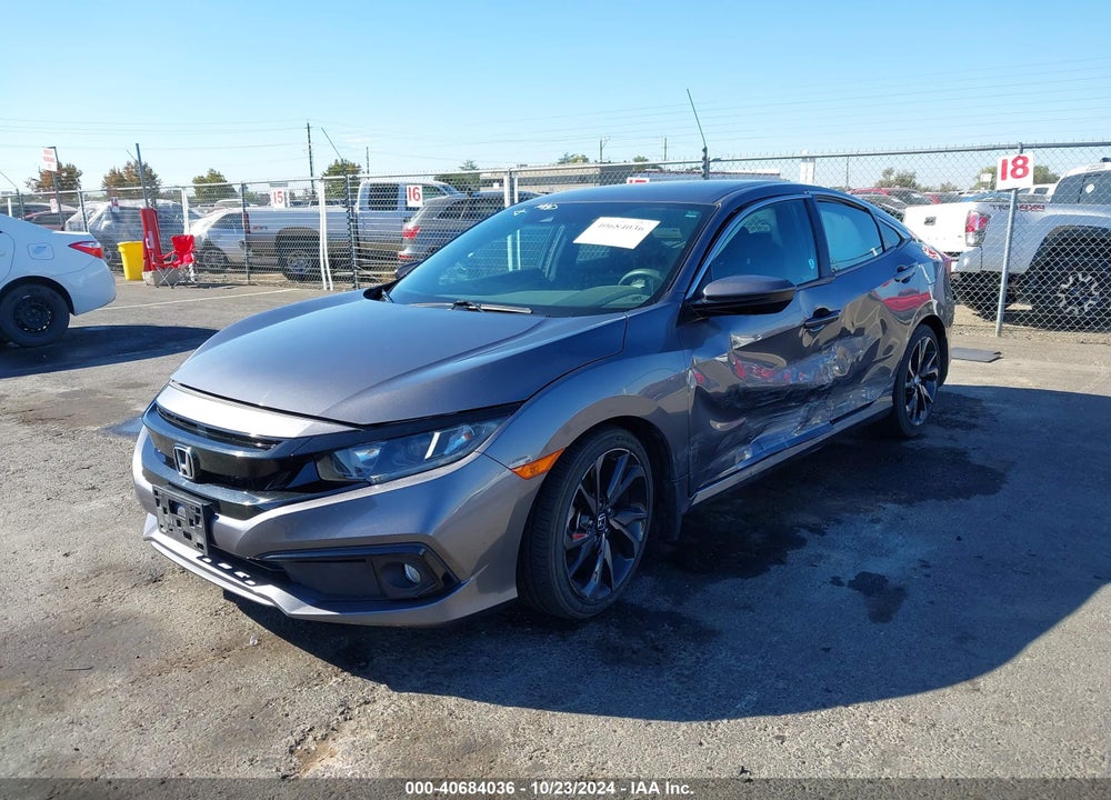 2019 HONDA CIVIC SPORT VIN: 19XFC2F81KE207243
