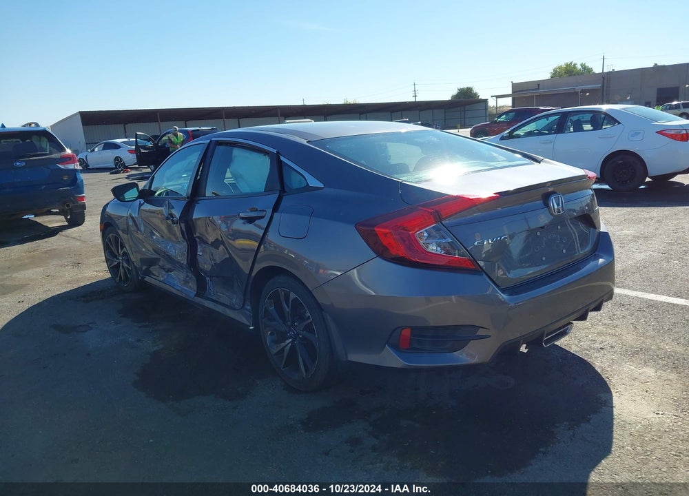 2019 HONDA CIVIC SPORT VIN: 19XFC2F81KE207243