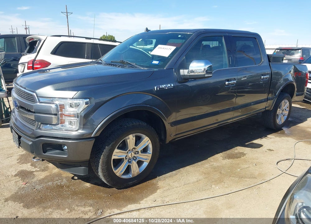 2020 FORD F-150 PLATINUM VIN: 1FTEW1E41LFB33437