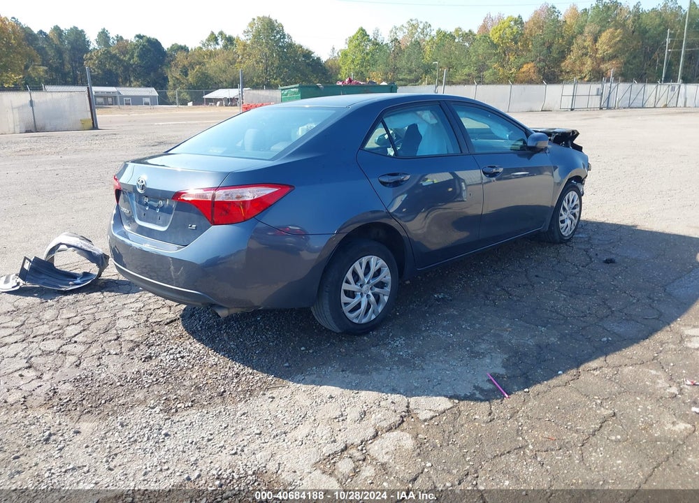 2018 TOYOTA COROLLA LE VIN: 5YFBURHE0JP798511