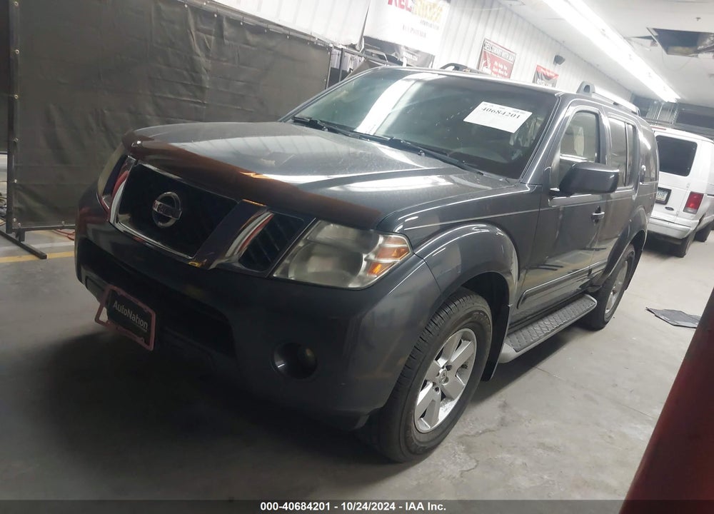 2012 NISSAN PATHFINDER SV VIN: 5N1AR1NB5CC627138