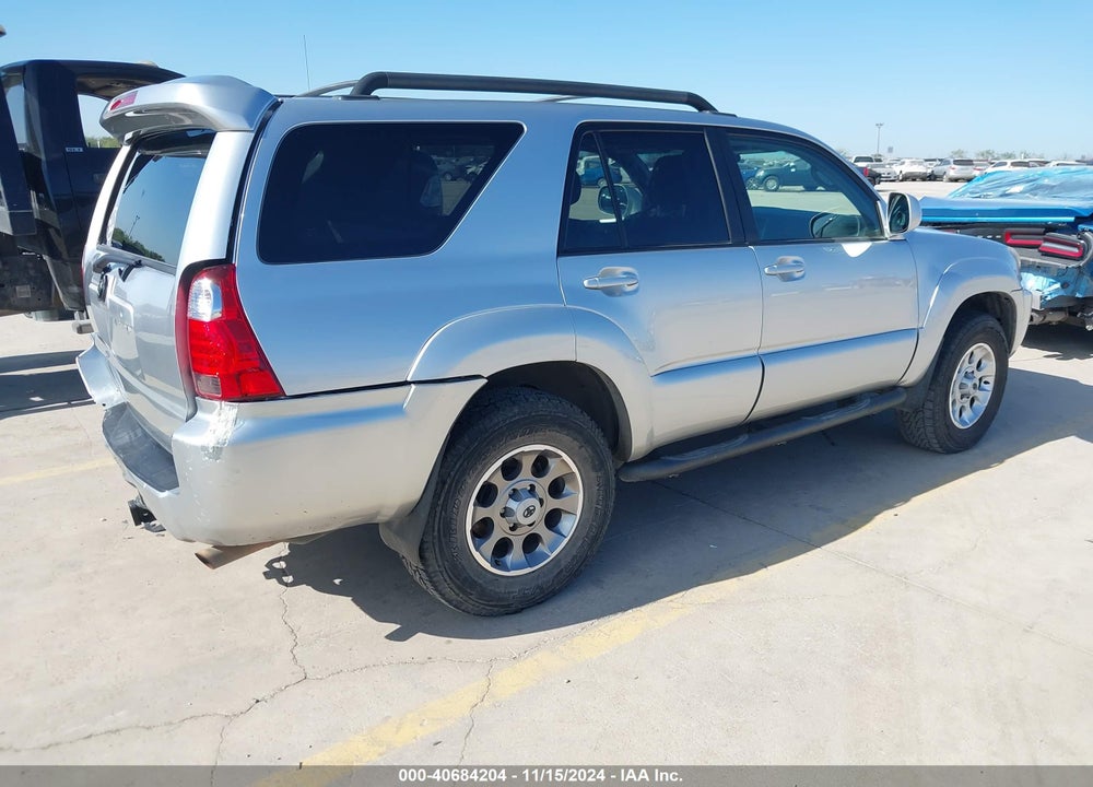 2008 TOYOTA 4RUNNER SPORT V8 VIN: JTEBT14R88K004887