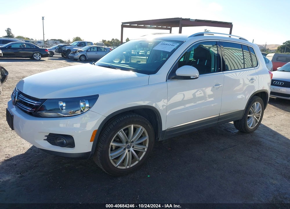 2012 VOLKSWAGEN TIGUAN SE VIN: WVGAV7AX3CW564510