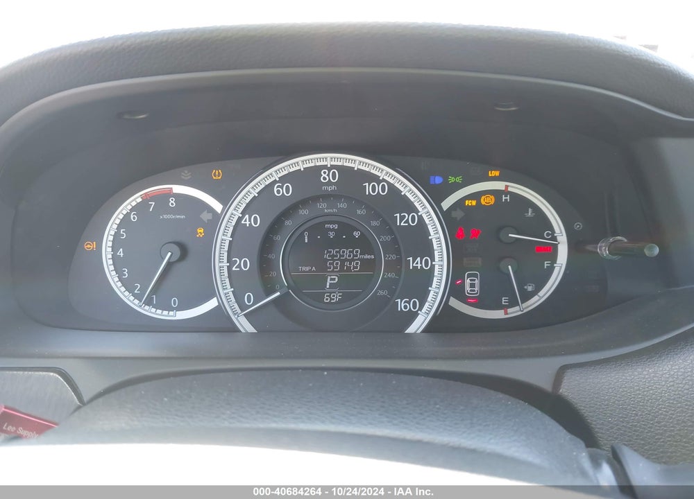 2013 HONDA ACCORD EX-L VIN: 1HGCR2F81DA074038