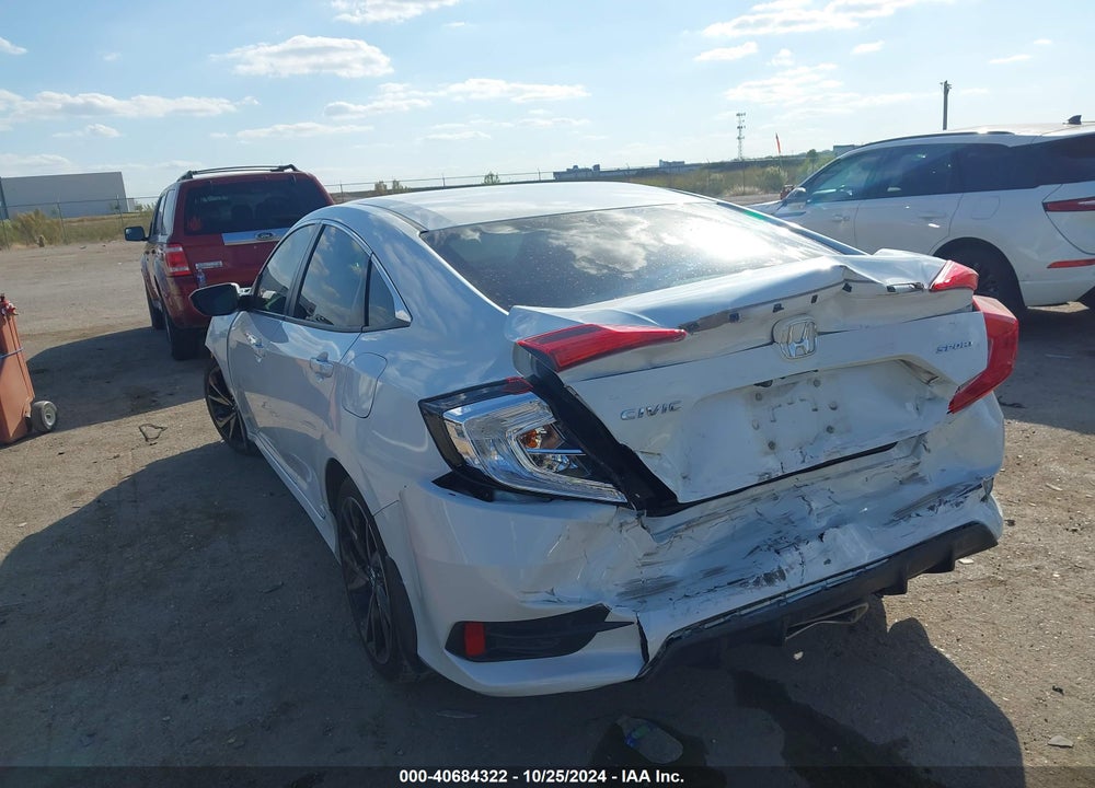 2019 HONDA CIVIC SPORT VIN: 2HGFC2F89KH593674