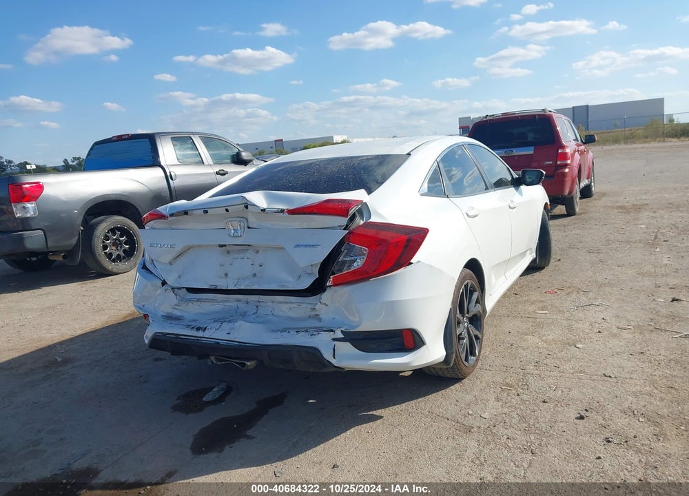 2019 HONDA CIVIC SPORT VIN: 2HGFC2F89KH593674