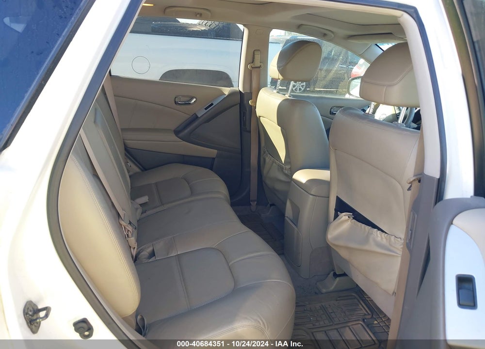 2012 NISSAN MURANO SL VIN: JN8AZ1MW0CW221120