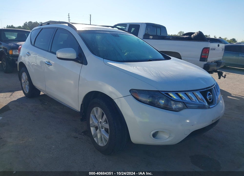 2012 NISSAN MURANO SL VIN: JN8AZ1MW0CW221120