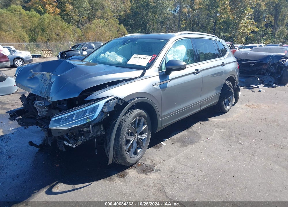 2022 VOLKSWAGEN TIGUAN 2.0T SE VIN: 3VV3B7AX2NM153772