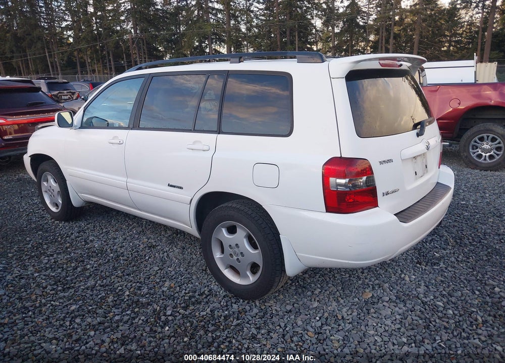 2007 TOYOTA HIGHLANDER LIMITED V6 VIN: JTEEP21A470194042
