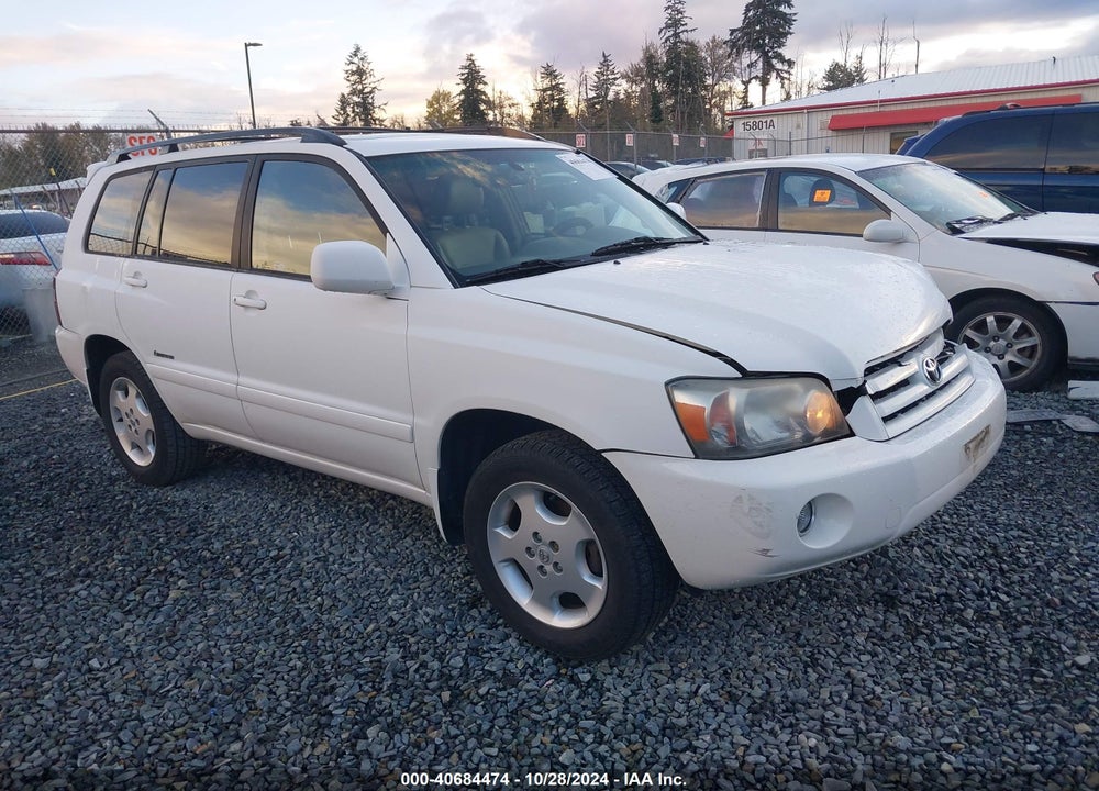 2007 TOYOTA HIGHLANDER LIMITED V6 VIN: JTEEP21A470194042