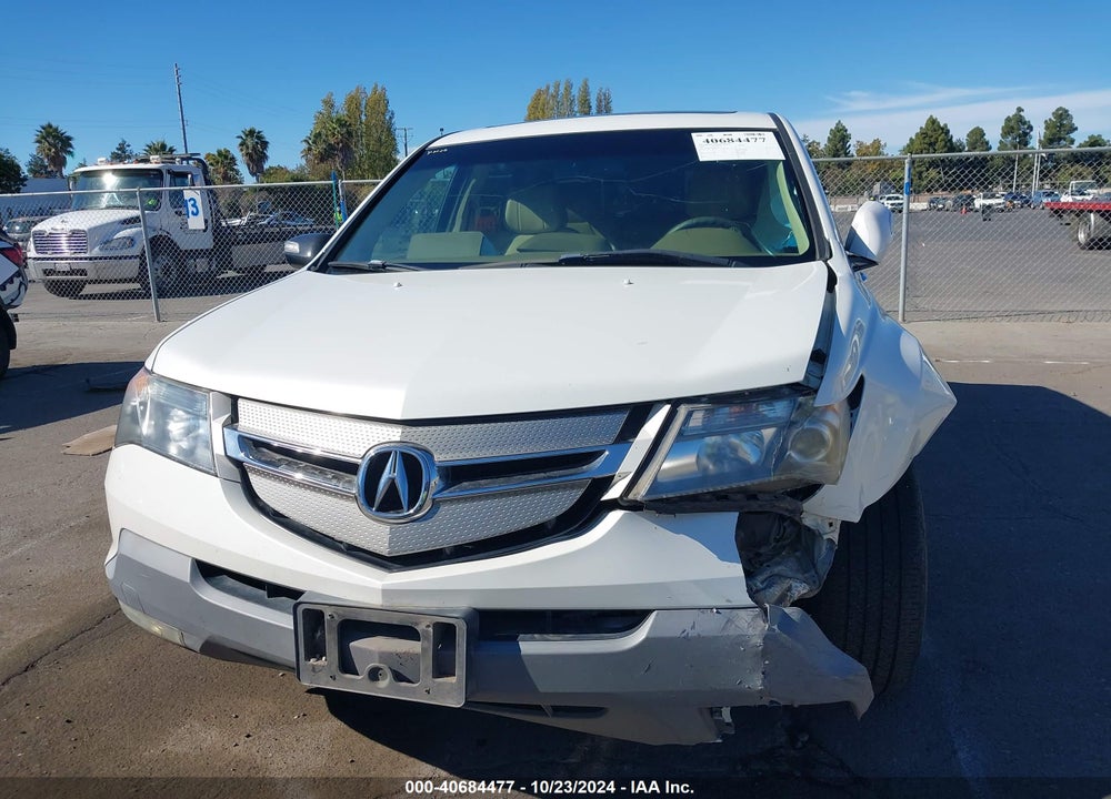 2008 ACURA MDX SPORT PACKAGE VIN: 2HNYD28808H531231