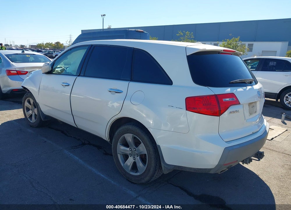 2008 ACURA MDX SPORT PACKAGE VIN: 2HNYD28808H531231