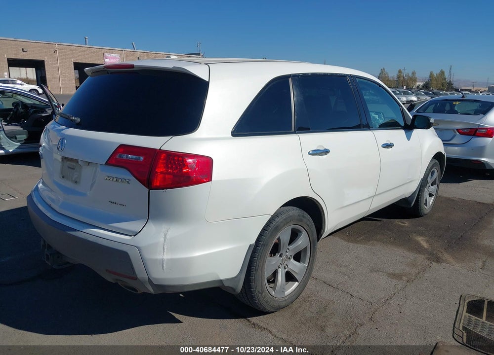 2008 ACURA MDX SPORT PACKAGE VIN: 2HNYD28808H531231