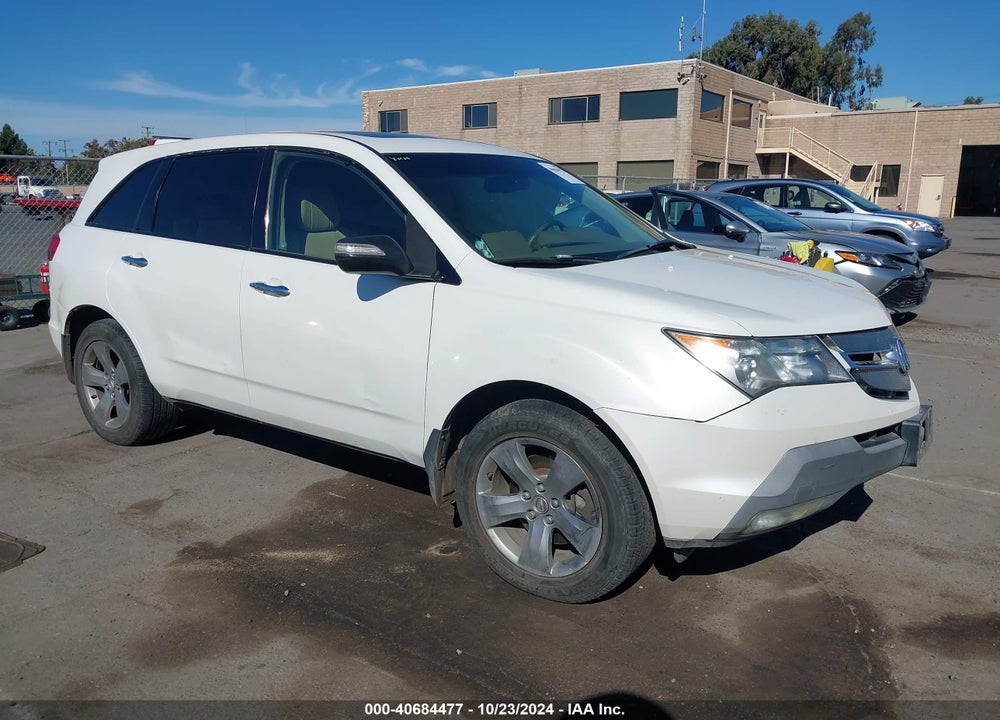 2008 ACURA MDX SPORT PACKAGE VIN: 2HNYD28808H531231