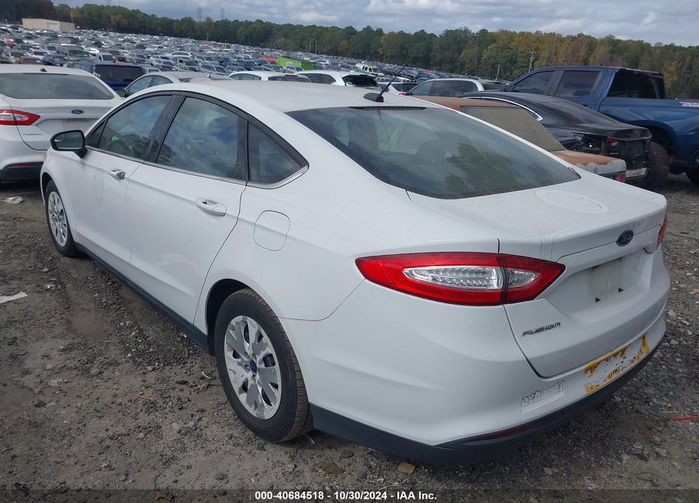 2013 FORD FUSION S VIN: 3FA6P0G71DR127957