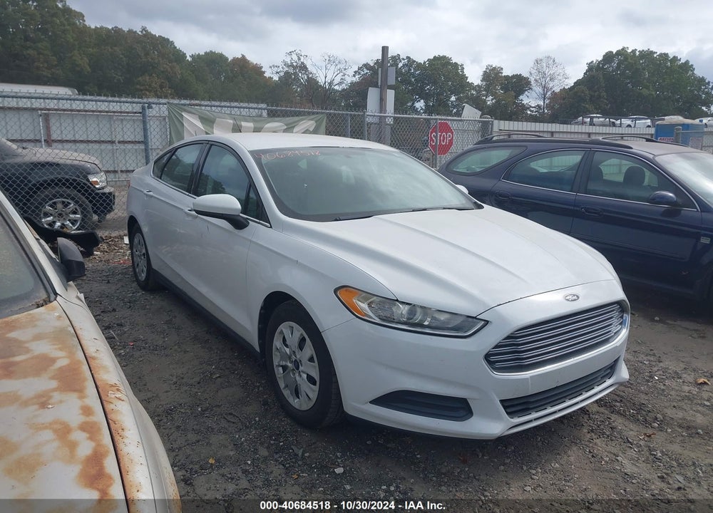2013 FORD FUSION S VIN: 3FA6P0G71DR127957