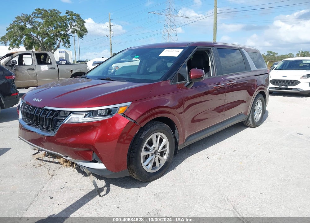 2022 KIA CARNIVAL MPV LX SEAT PACKAGE VIN: KNDNB4H32N6109134
